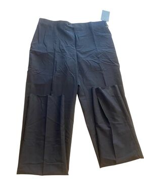 Canali Men's Black Wool Trouser Pants NEW size 36 not hemmed